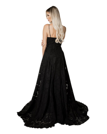 Floral Lace Maxi Dress