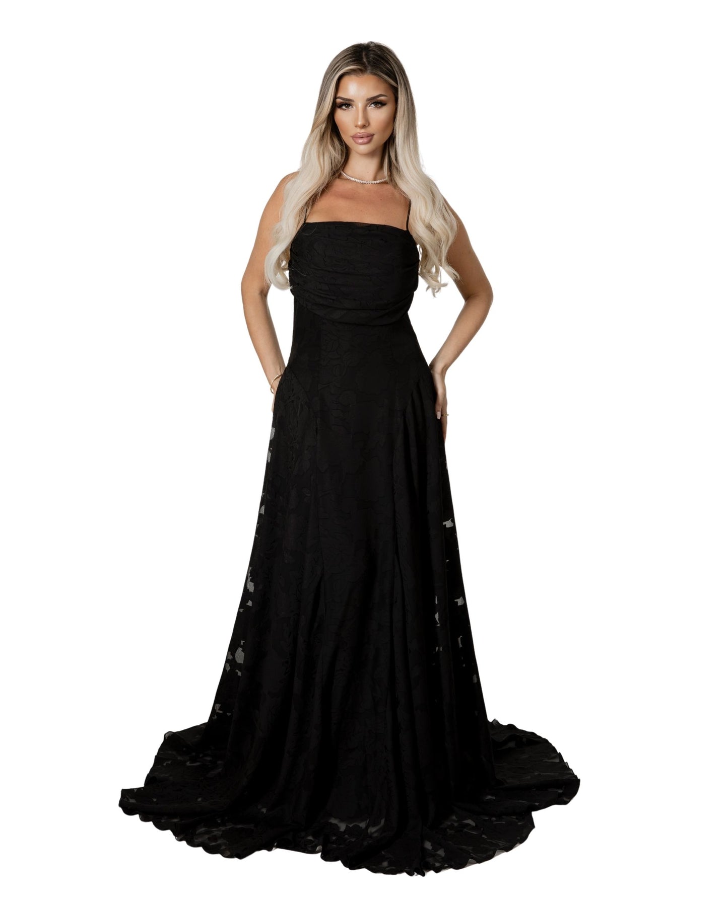 Floral Lace Maxi Dress